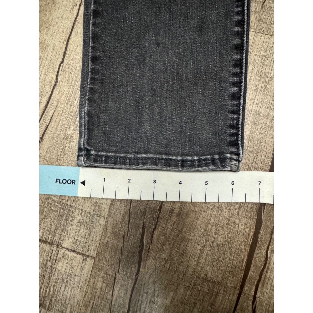 Levi Strauss Womens Classic Mid Rise Skinny Jeans Faded Black Size 14 Stretch‎ - Picture 4 of 13